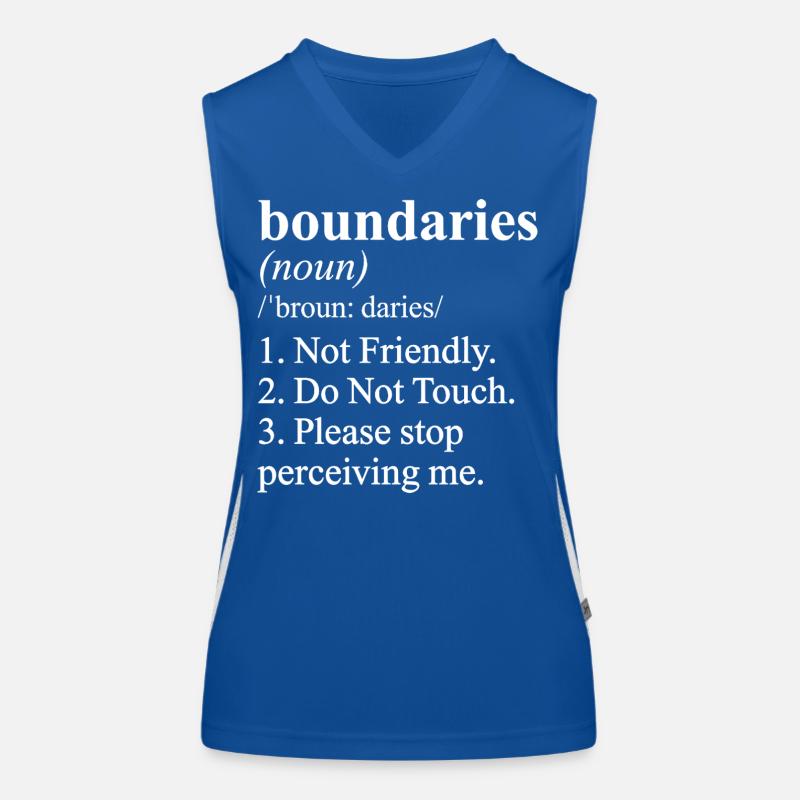 Not Friendly Funny Definition Meme Women's Functional Contrast Tank Top