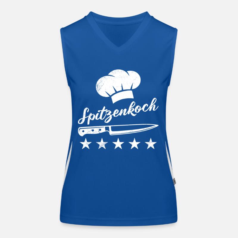 Chefs TOP CHEF Gastronomy Chef Fun Women's Functional Contrast Tank Top