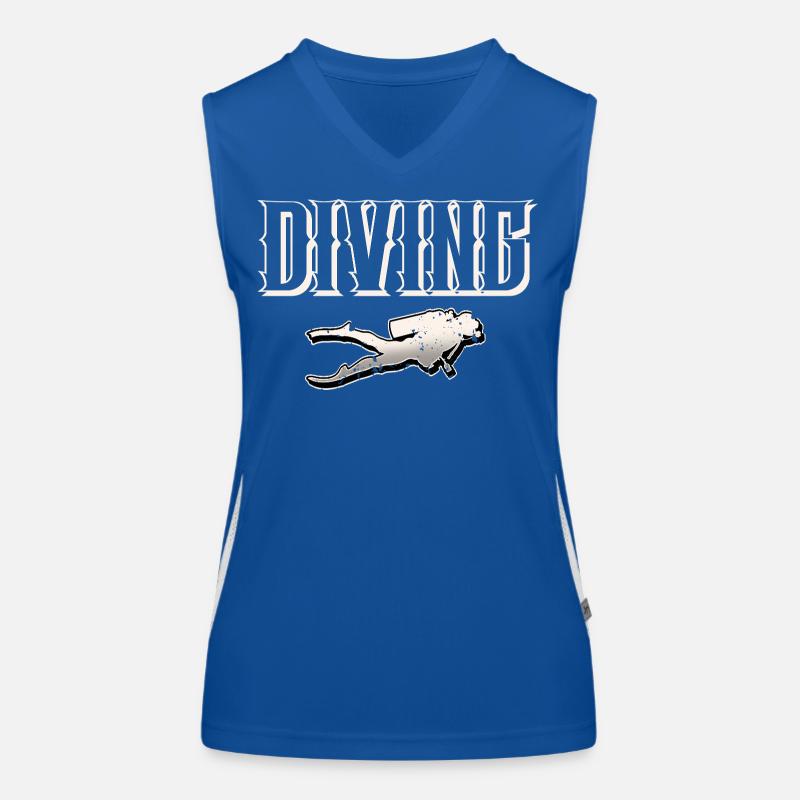 Plongeurs Débardeur respirant contrasté Femme