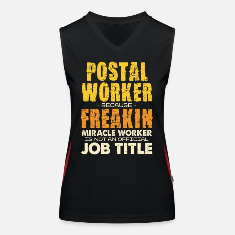 Postal Worker Freakin Miracle Tee Funktionelles Kontrast-Tank Top für Frauen