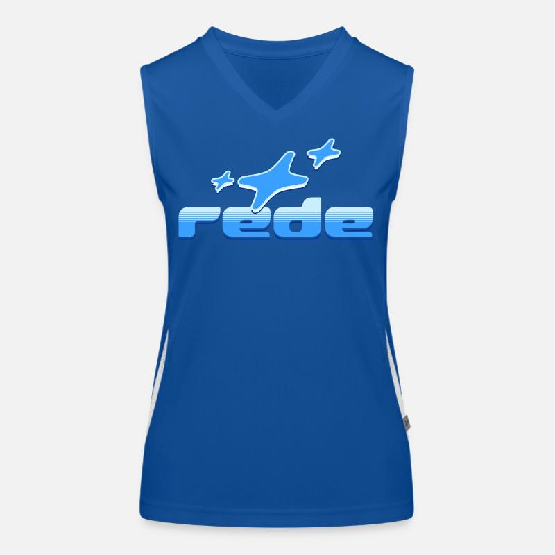 La paix dans le ciel : conception d’avions Débardeur respirant contrasté Femme