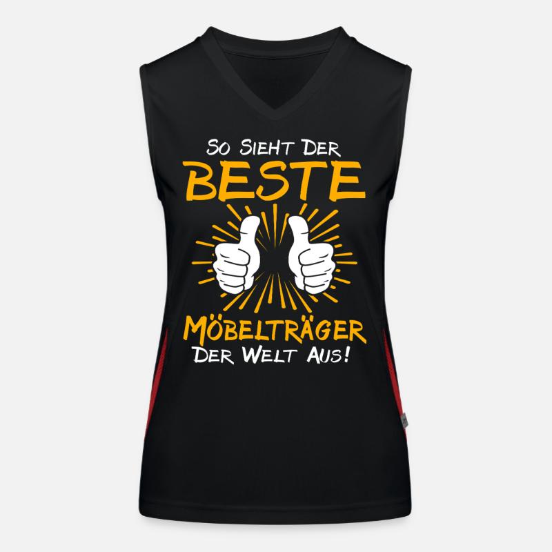 Möbelträger Geschenkidee Funktionelles Kontrast-Tank Top für Frauen