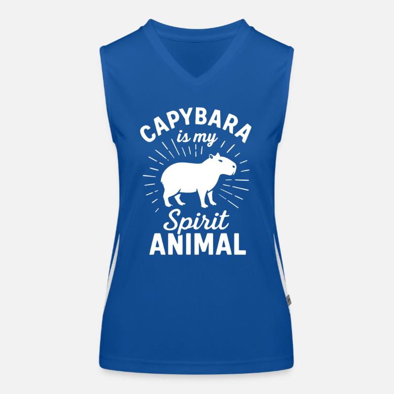 Capybara Funktionelles Kontrast-Tank Top für Frauen