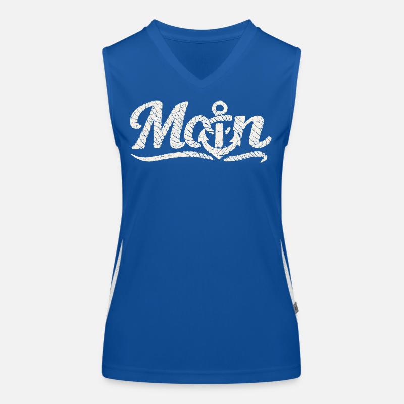 Conception côtière Moin Anchor Débardeur respirant contrasté Femme
