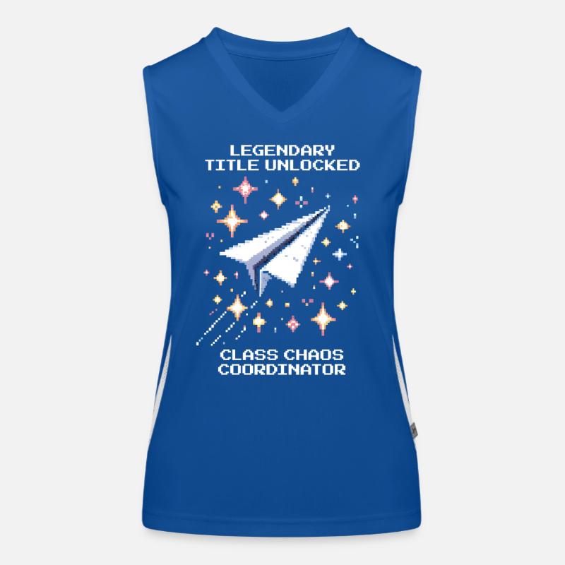 Legendärer Titel freigeschaltet | Klassenchaos Funktionelles Kontrast-Tank Top für Frauen