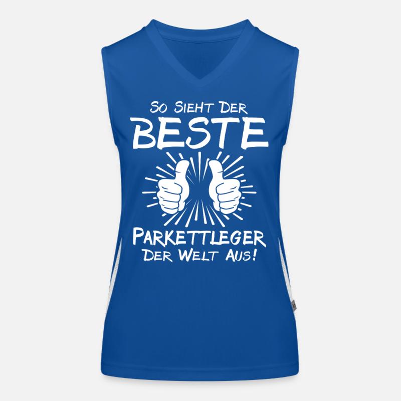 Bester Parkettleger Funktionelles Kontrast-Tank Top für Frauen
