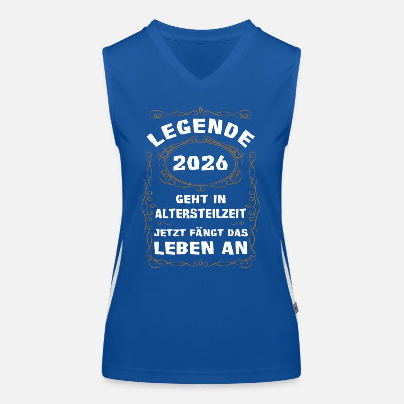 Legend 2026 Partial retirement Women's Functional Contrast Tank Top