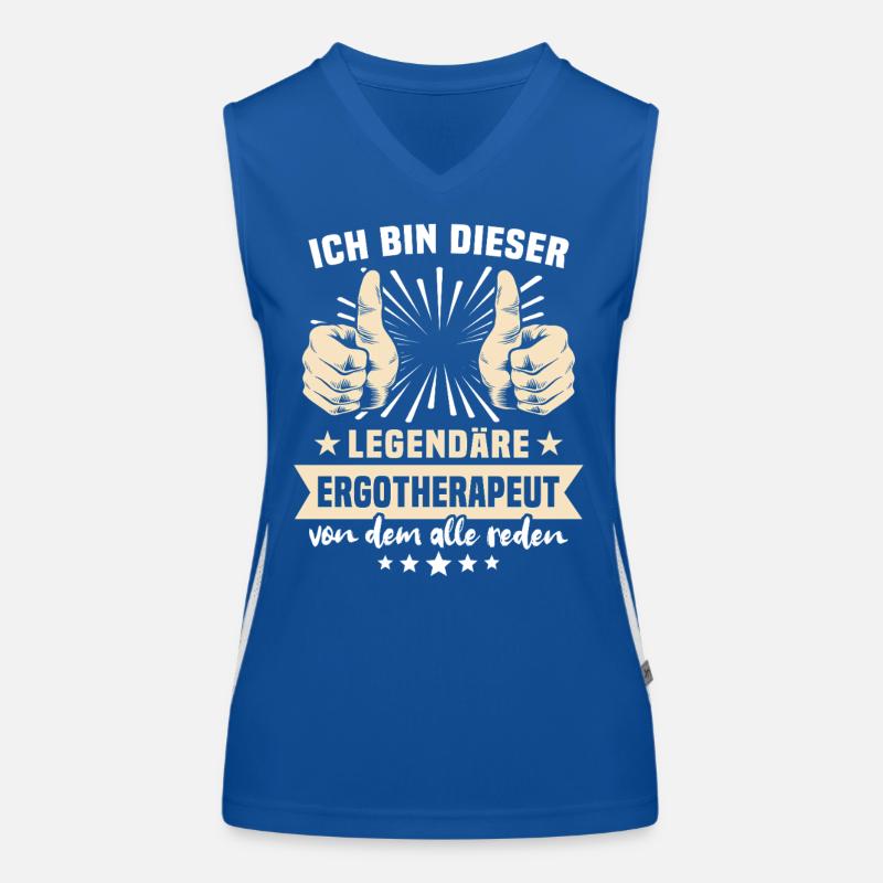 Occupational Therapist Sayings Women's Functional Contrast Tank Top