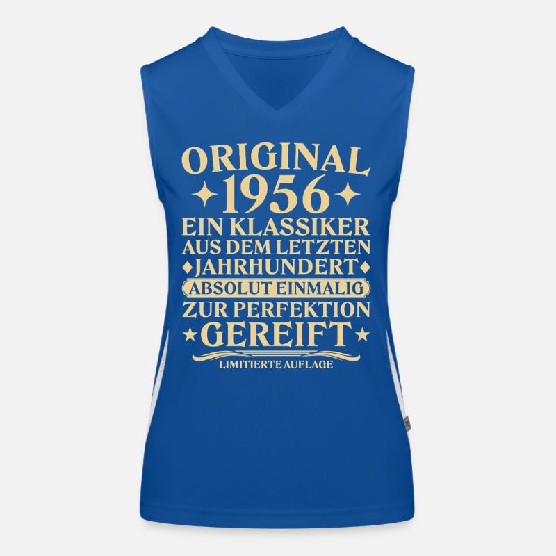 Classique original de 1956 Siècle passé Débardeur respirant contrasté Femme