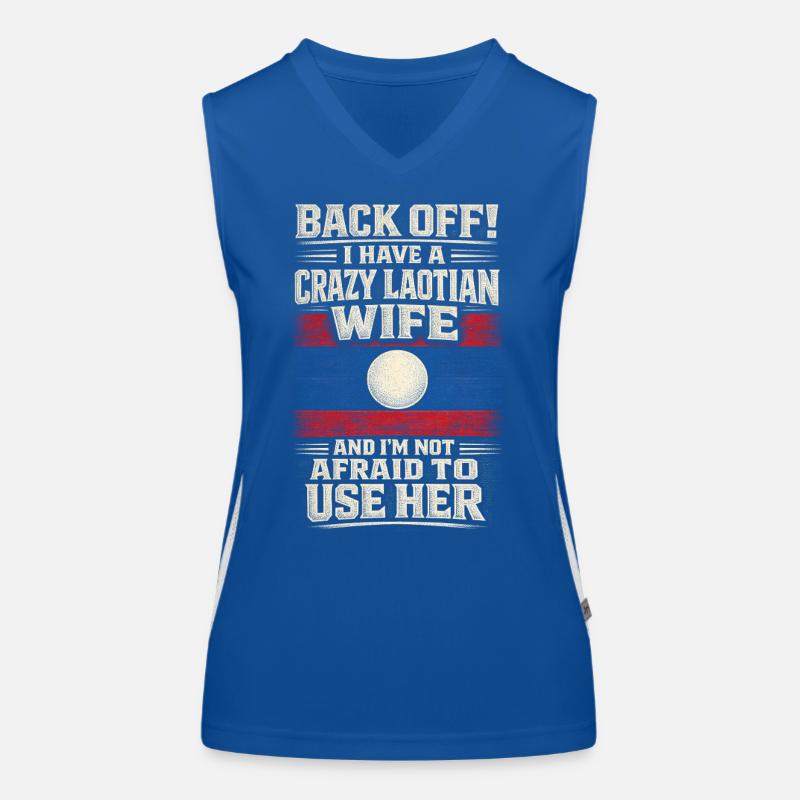 Laos Lao Root Women's Functional Contrast Tank Top