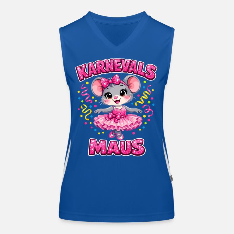 Carnival Mouse Carnival Confetti Gift Women's Functional Contrast Tank Top