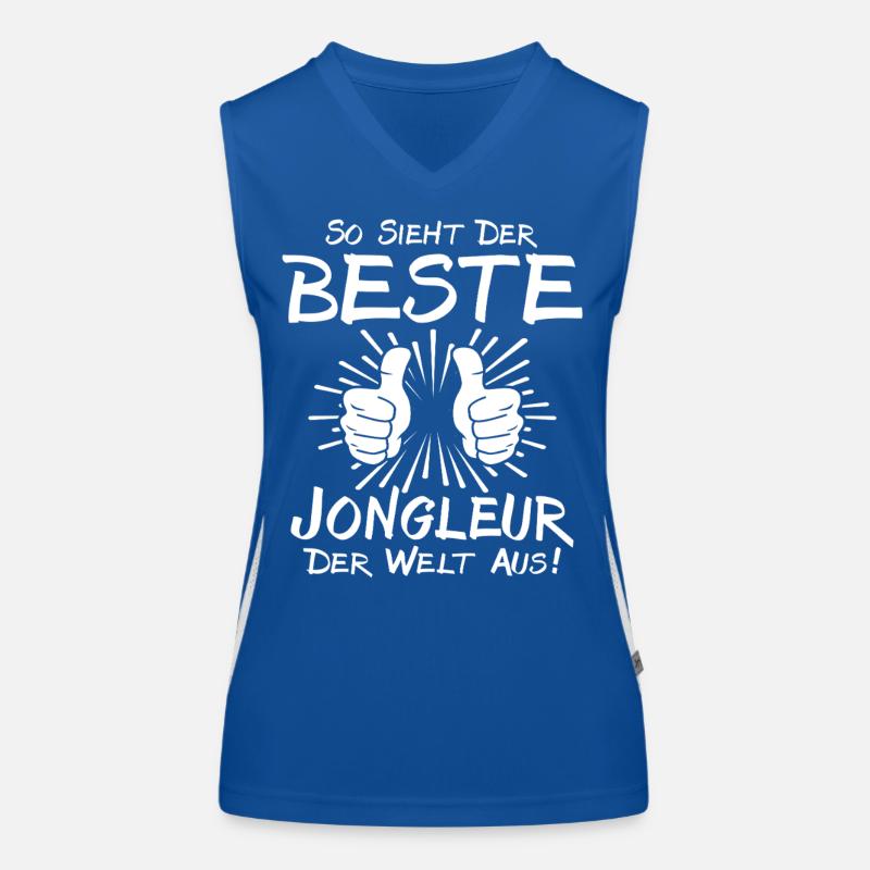 Bester Jongleur Funktionelles Kontrast-Tank Top für Frauen