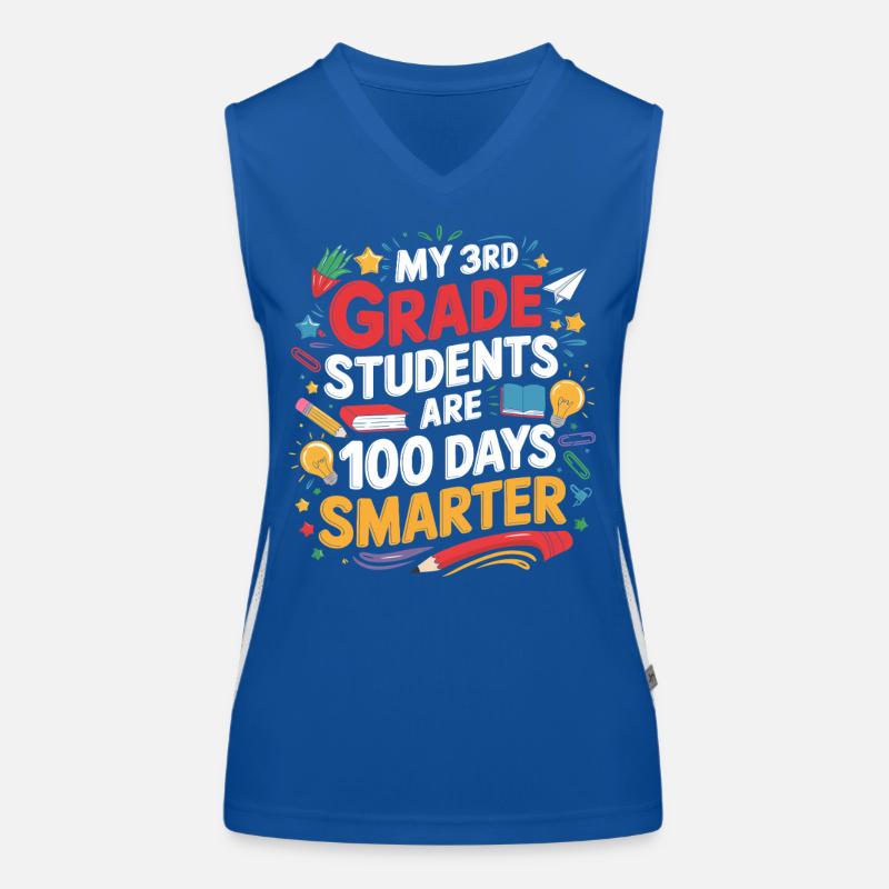 Third Class: 100 Days Smarter Women's Functional Contrast Tank Top