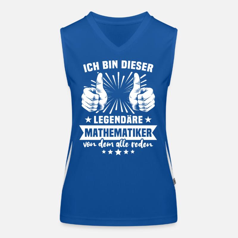 Mathematician Legend Women's Functional Contrast Tank Top