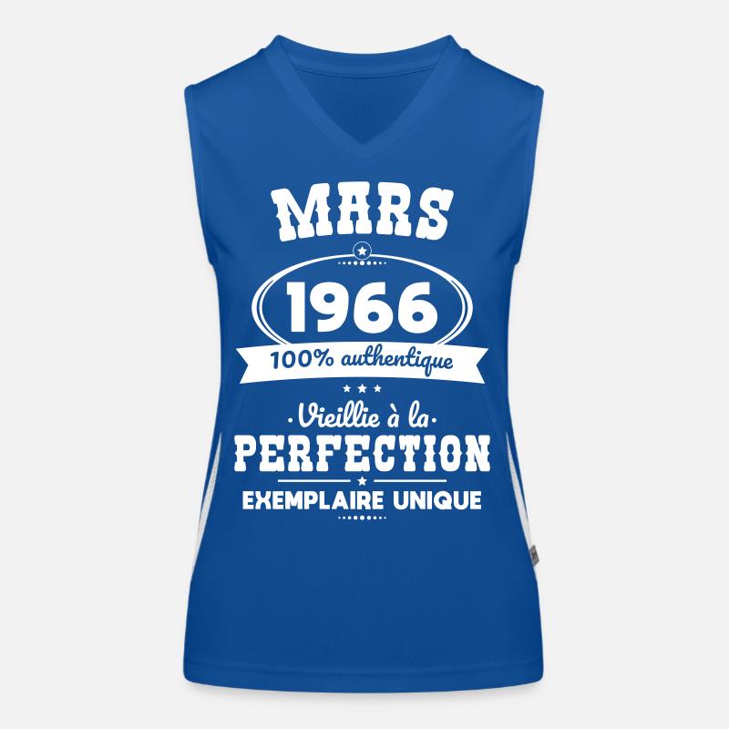 60th Anniversary - March 1966 Perfection Women's Functional Contrast Tank Top