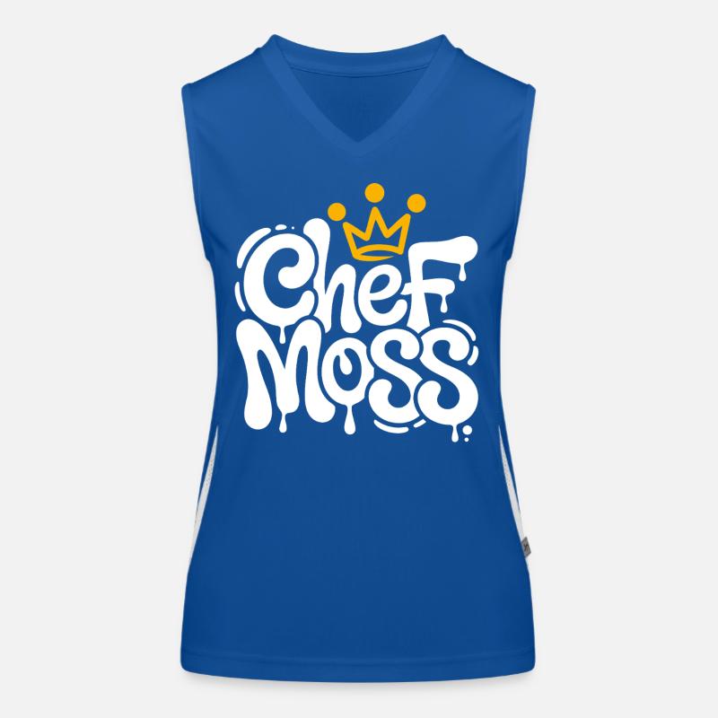 Chef Moss Débardeur respirant contrasté Femme