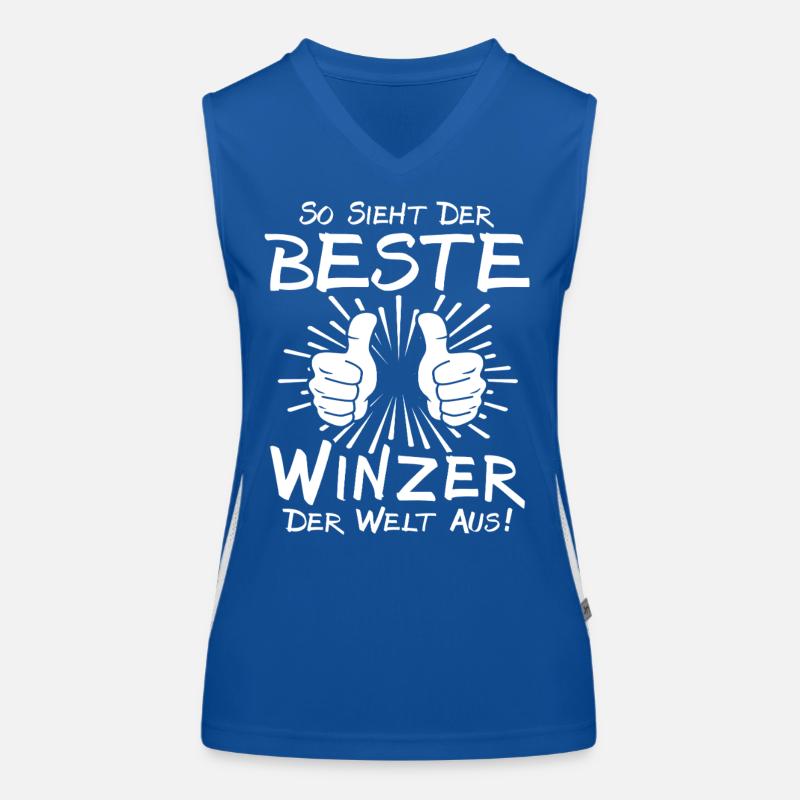Bester Winzer Funktionelles Kontrast-Tank Top für Frauen