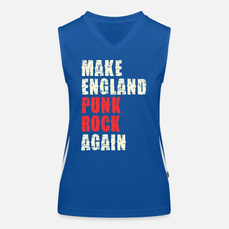 Make England Punk Rock Again Funktionelles Kontrast-Tank Top für Frauen
