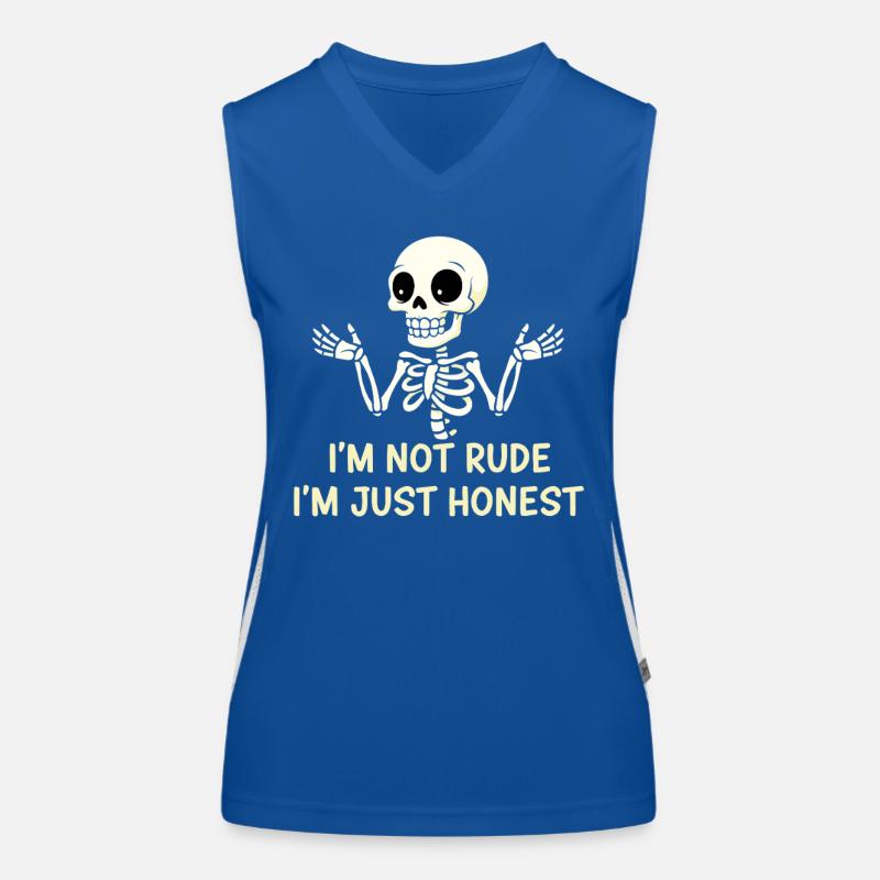 Squelette : pas extravagant Débardeur respirant contrasté Femme