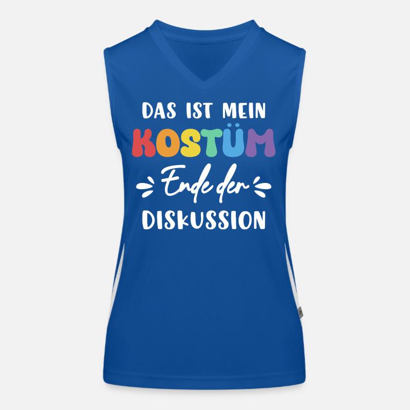 Das Ist Mein Kostüm Ende Der Diskussion Funktionelles Kontrast-Tank Top für Frauen