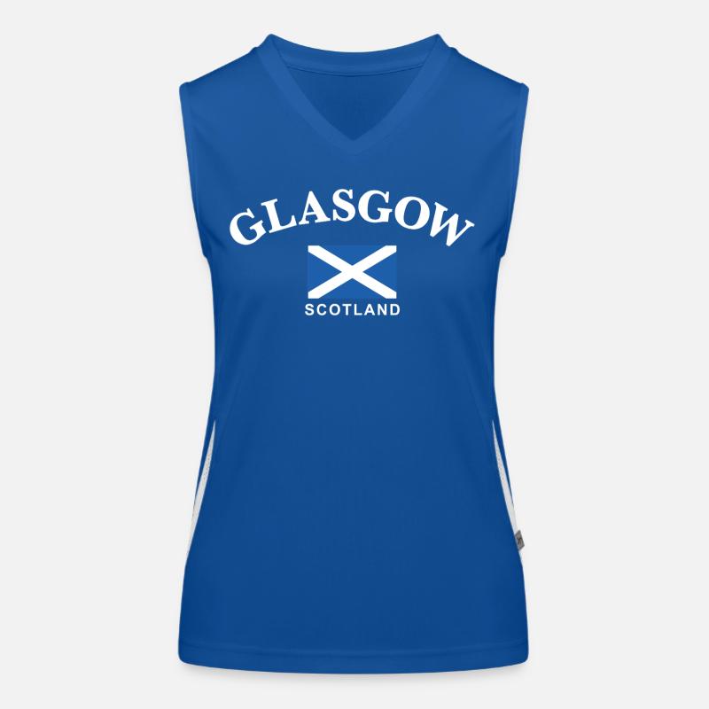Glasgow, Scotland Women's Functional Contrast Tank Top