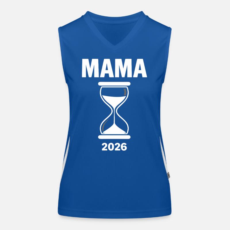 Mama 2026 – Der Countdown läuft Funktionelles Kontrast-Tank Top für Frauen
