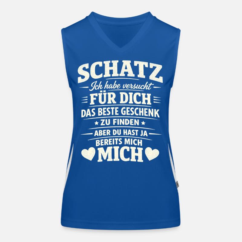 Ironie Paar Sarkastisch Geschenk Funktionelles Kontrast-Tank Top für Frauen