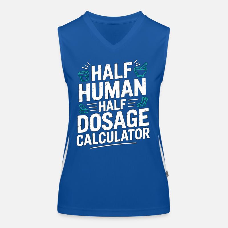 Retail Pharmacist Half Human Half Rx Specialist Funktionelles Kontrast-Tank Top für Frauen
