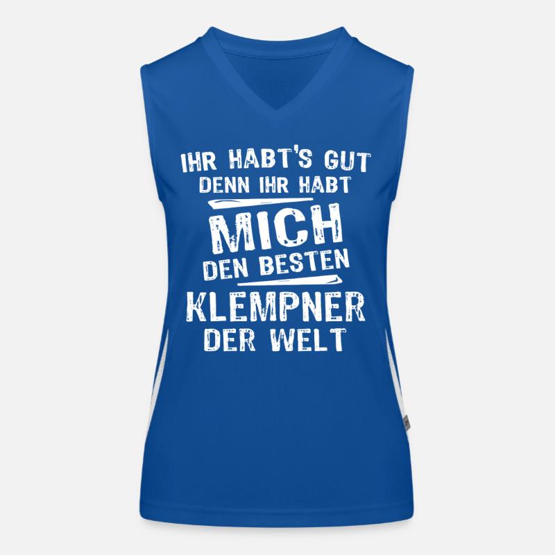 plombier Débardeur respirant contrasté Femme