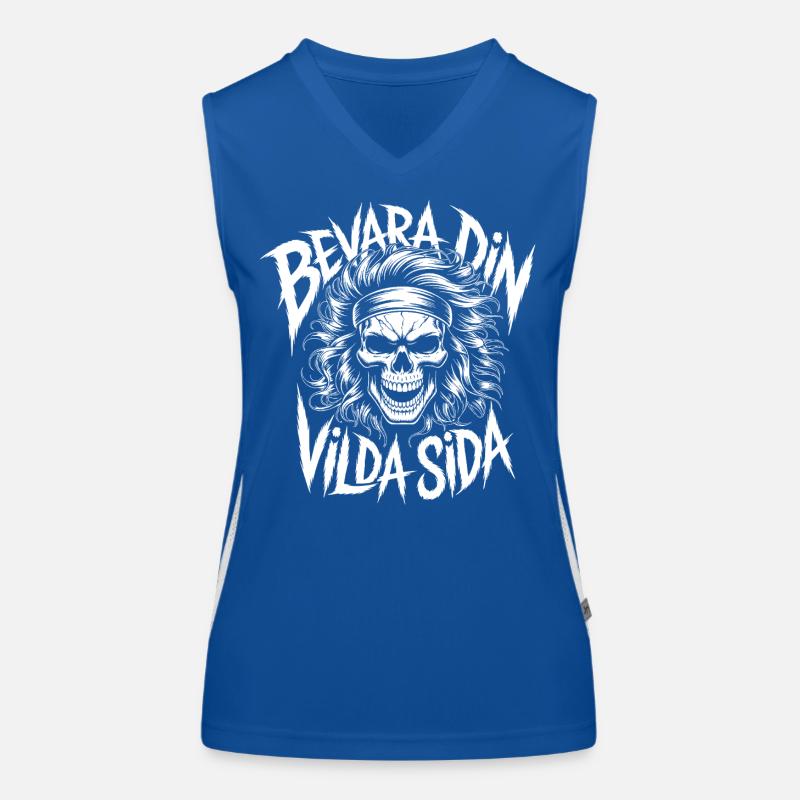 Wild Side Skull Women's Functional Contrast Tank Top
