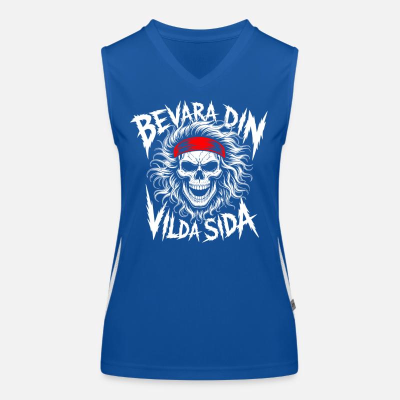 Wild Side Skull Women's Functional Contrast Tank Top