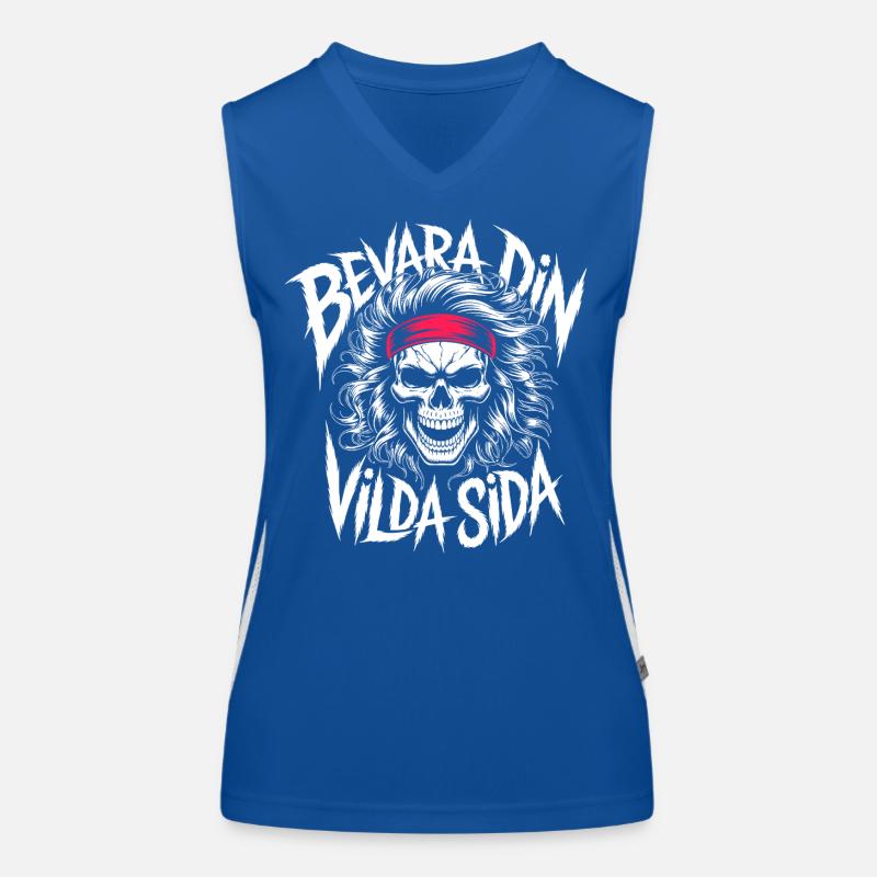 Wild Side Skull Women's Functional Contrast Tank Top