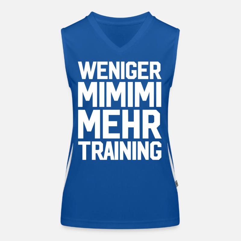 Less Mimimi, more training Women's Functional Contrast Tank Top