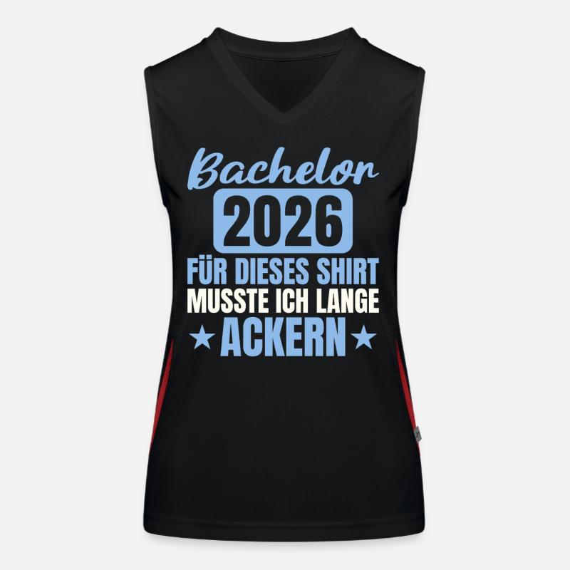 Licence 2026 Études Lange Ackern Débardeur respirant contrasté Femme