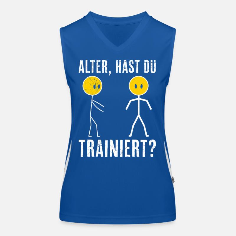 Stick Figure AVEZ-VOUS FORMÉ Funny Débardeur respirant contrasté Femme