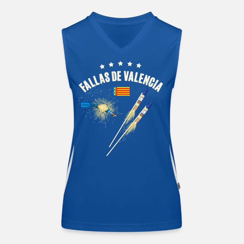 Fallas De Valencia Fireworks Women's Functional Contrast Tank Top