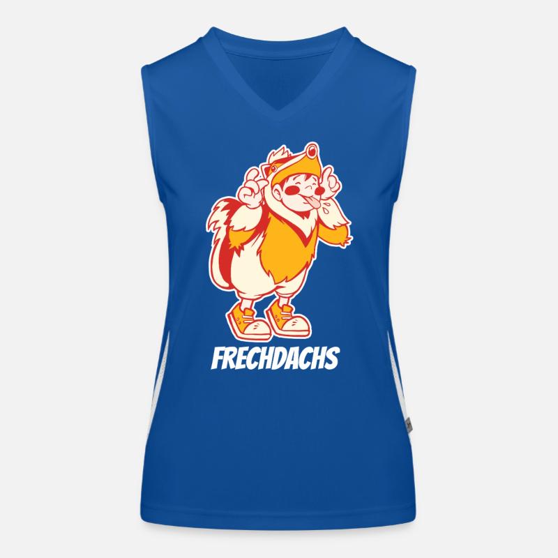 Frechdachs – Der freche Spitzbube Funktionelles Kontrast-Tank Top für Frauen