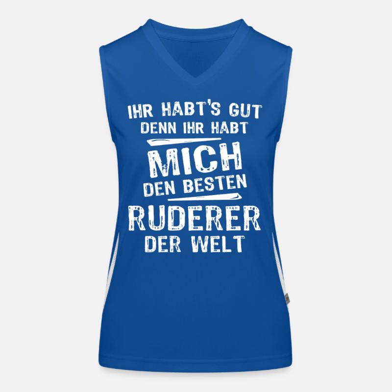 Rameur Débardeur respirant contrasté Femme