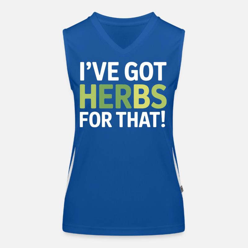 Naturopath I've Got Herbs For That Professional  Women's Functional Contrast Tank Top