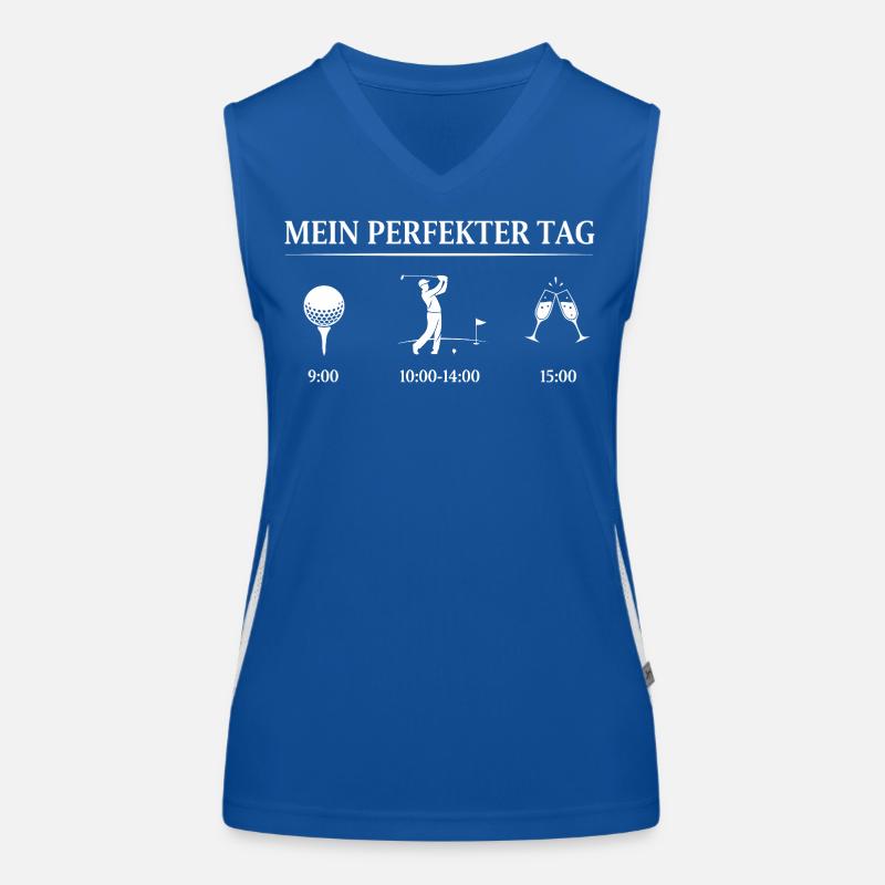 Perfekter Golftag Funktionelles Kontrast-Tank Top für Frauen