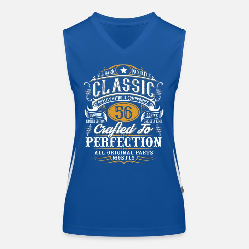 56th Birthday Women's Functional Contrast Tank Top