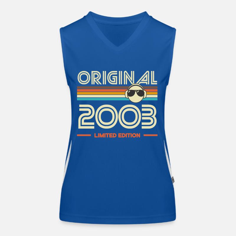 Original 2003 Retro Logo Débardeur respirant contrasté Femme