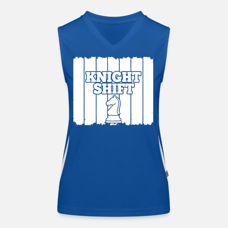 Schach Knight shift Funktionelles Kontrast-Tank Top für Frauen