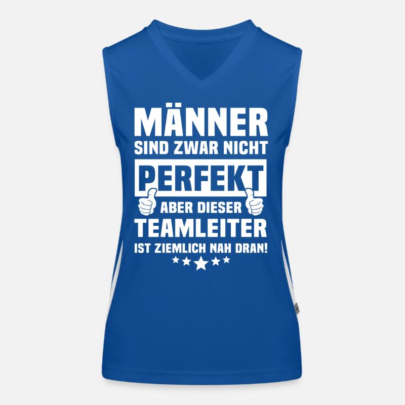 Teamleiter Funktionelles Kontrast-Tank Top für Frauen
