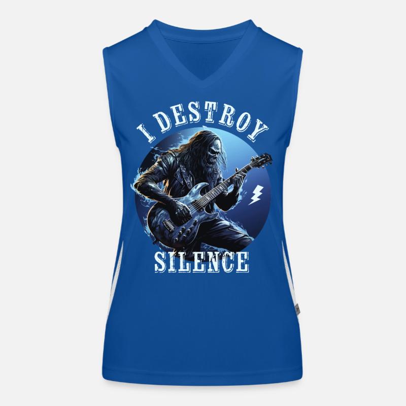 I destroy silence Women's Functional Contrast Tank Top