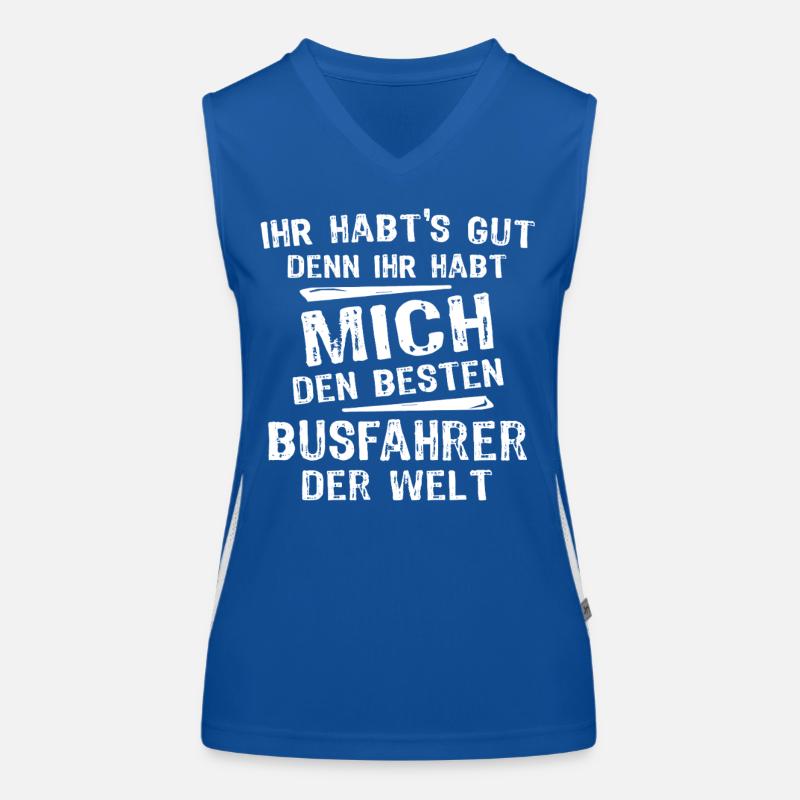 Chauffeur de bus Débardeur respirant contrasté Femme
