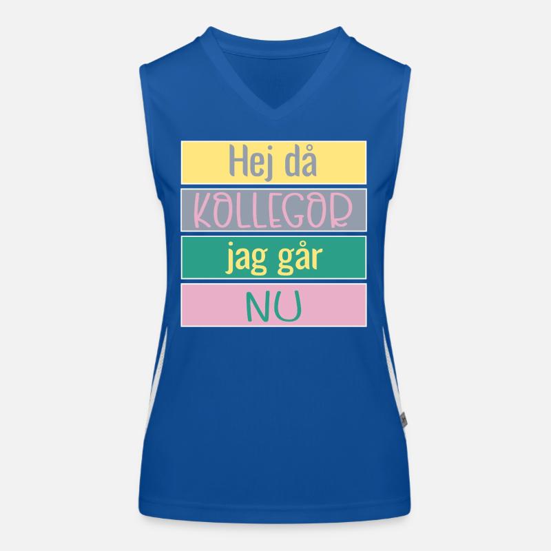 Goodbye colleagues - Goodbye Women's Functional Contrast Tank Top
