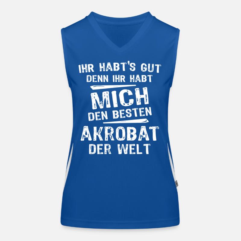 Akrobat Funktionelles Kontrast-Tank Top für Frauen