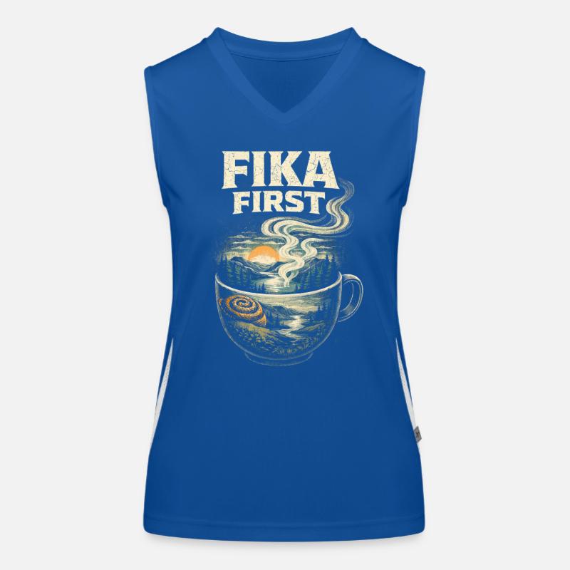 Scandinavian Viking Fika First Women's Functional Contrast Tank Top