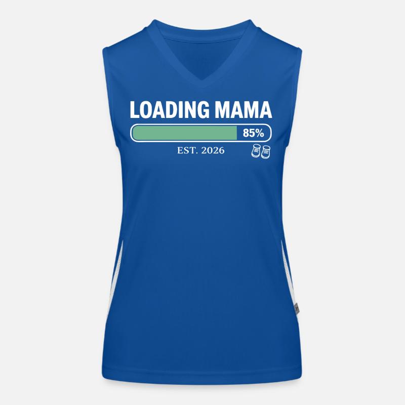 Loading Mama 2026 Schwangerschaft Funktionelles Kontrast-Tank Top für Frauen
